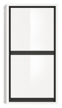 Hängeschrank >Jaru< in Weiß Hochglanz - 35x69x24cm (BxHxT)