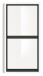 Hängeschrank >Jaru< in Weiß Hochglanz - 35x69x24cm (BxHxT)
