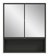 Badezimmerspiegelschrank >Jaru< in Weiß...