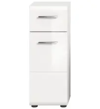Hochschrank >Ice< in Weiß Hochglanz -...