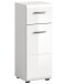 Hochschrank >Ice< in Weiß Hochglanz - 30x80x30cm (BxHxT)