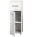 Hochschrank >Ice< in Weiß Hochglanz - 30x80x30cm (BxHxT)