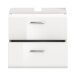 Waschbeckenunterschrank >Ice< in Weiß Hochglanz - 60x54x32cm (BxHxT)