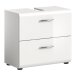 Waschbeckenunterschrank >Ice< in Weiß Hochglanz - 60x54x32cm (BxHxT)