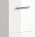 Badezimmer Hochschrank >Ice< in Weiß Hochglanz - 60x185x30cm (BxHxT)