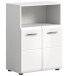 Hochschrank >Ice< in Weiß Hochglanz - 60x80x30cm (BxHxT)