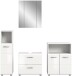 Badezimmer-Set >Ice< in Weiß Hochglanz - 180x190x32cm (BxHxT)