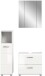 Badezimmer-Set >Ice< in Weiß Hochglanz - 105x190x32cm (BxHxT)