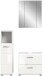 Badezimmer-Set >Ice< in Weiß Hochglanz - 105x190x32cm (BxHxT)