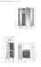 Badezimmer-Set >Ice< in Weiß Hochglanz - 105x190x32cm (BxHxT)