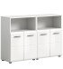 Badezimmer-Set >Ice< in Weiß Hochglanz - 120x190x32cm (BxHxT)