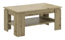 Couchtisch >Titan< in Artisan Eiche - 100x45x60cm (BxHxT)