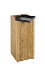 Schirmständer >54349< in eiche, Massivholz - 20x45x20cm (BxHxT)