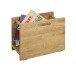 Zeitungsständer >54350< in eiche, Massivholz - 40x30x21cm (BxHxT)