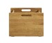 Zeitungsständer >54350< in eiche, Massivholz - 40x30x21cm (BxHxT)