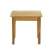 Beistelltisch >54351< in eiche, Massivholz - 43x42x30cm (BxHxT)