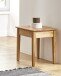 Beistelltisch >54351< in eiche, Massivholz - 43x42x30cm (BxHxT)