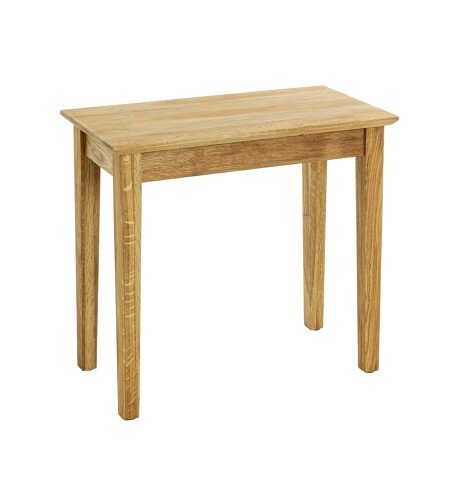 Beistelltisch >54352< in eiche, Massivholz - 56x52x30cm (BxHxT)