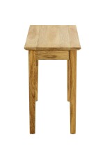 Beistelltisch >54352< in eiche, Massivholz - 56x52x30cm (BxHxT)