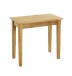 Beistelltisch >54352< in eiche, Massivholz - 56x52x30cm (BxHxT)