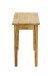 Beistelltisch >54352< in eiche, Massivholz - 56x52x30cm (BxHxT)