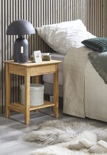 Konsole >54353< in eiche, Massivholz - 50x60x40cm (BxHxT)