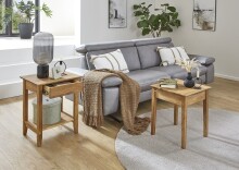 Konsole >54353< in eiche, Massivholz - 50x60x40cm (BxHxT)