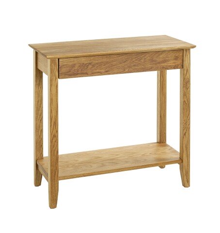 Konsole >54354< in eiche, Massivholz - 75x75x35cm (BxHxT)