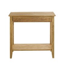 Konsole >54354< in eiche, Massivholz - 75x75x35cm (BxHxT)
