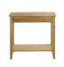 Konsole >54354< in eiche, Massivholz - 75x75x35cm (BxHxT)