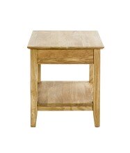Beistelltisch >54355< in eiche, Massivholz - 45x52x45cm (BxHxT)