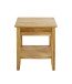 Beistelltisch >54355< in eiche, Massivholz - 45x52x45cm (BxHxT)