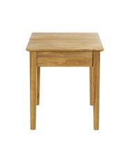 Beistelltisch >54356< in eiche, Massivholz - 45x52x45cm (BxHxT)