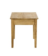 Beistelltisch >54356< in eiche, Massivholz - 45x52x45cm (BxHxT)