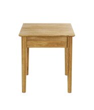 Beistelltisch >54356< in eiche, Massivholz - 45x52x45cm (BxHxT)
