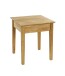 Beistelltisch >54356< in eiche, Massivholz - 45x52x45cm (BxHxT)