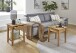Beistelltisch >54356< in eiche, Massivholz - 45x52x45cm (BxHxT)