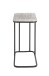 Beistelltisch >54503< in schwarz, silber, Metall - 46x62x29cm (BxHxT)