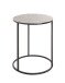 Beistelltisch >54505< in schwarz, silber, Metall - 60x46cm (HxD)