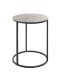 Beistelltisch >54506< in schwarz, silber, Metall - 52x41cm (HxD)