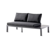 Gartenlounge-Set >Cordoba< (4-teilig) in Grau,...