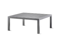 Gartenlounge-Set >Cordoba< (4-teilig) in Grau, Aluminium - 250x65x250cm (BxHxT)