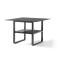 Gartentisch >Lounge< in Beton dunkel, eisengrau - 105x67x105 (BxHxT)
