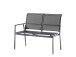 Gartenlounge-Endteil >Malaga< in Silbergrau - 65,5x92x113 (BxHxT)