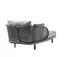 Daybed >Samoa< in hellgrau, Olefin,Polypropylen - 210x71x117cm (BxHxT)