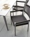 Stapelstuhl >Rimini< in Grau, Rope - 64x84x56cm (BxHxT)