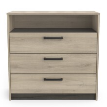 Schubkastenkommode >WATSON< in Kronberg Eiche - 82,8x81,1x39,5cm (BxHxT)