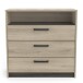 Schubkastenkommode >WATSON< in Kronberg Eiche - 82,8x81,1x39,5cm (BxHxT)