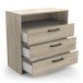 Schubkastenkommode >WATSON< in Kronberg Eiche - 82,8x81,1x39,5cm (BxHxT)