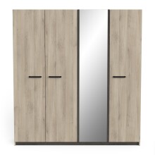 Drehtürenschrank >WATSON< in Kronberg Eiche - 178,1x191,5x51,4cm (BxHxT)